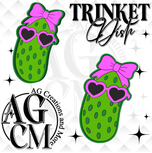 Pickle 3D Trinket Dish STL/ 3Mf