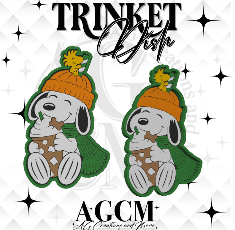 Green Pup 3D Trinket Dish (wholesale)
