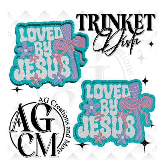 Jesus Loves You Trinket Dish STL/ 3Mf