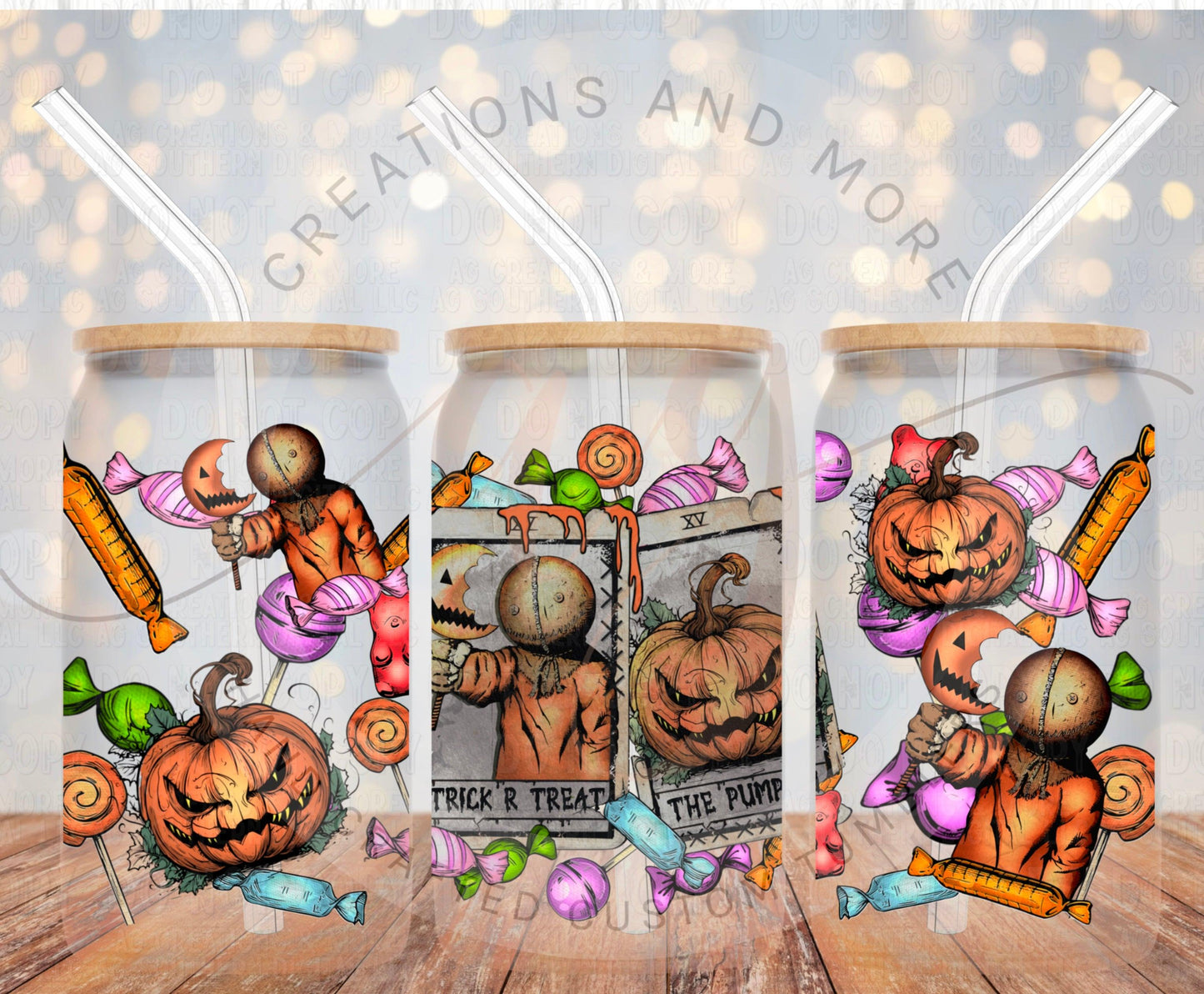 Pumpkin Candy Libby Wrap Digital File