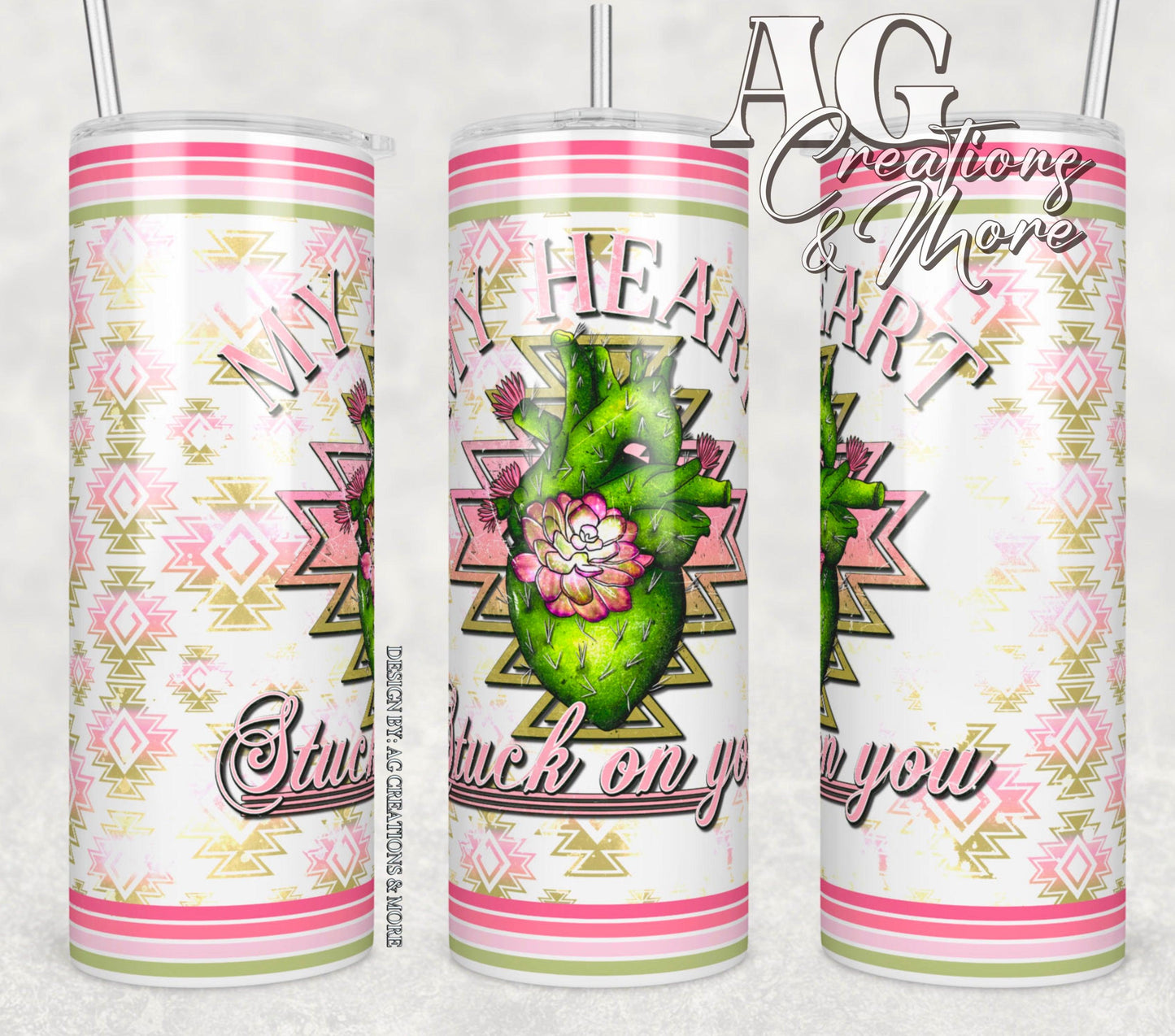 My heart stuck on you, Tumbler Digital File