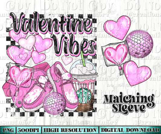 Valentine Vibes sleeve set Digital Download