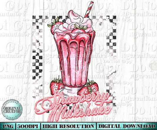 Strawberry milkshake, Digital Download