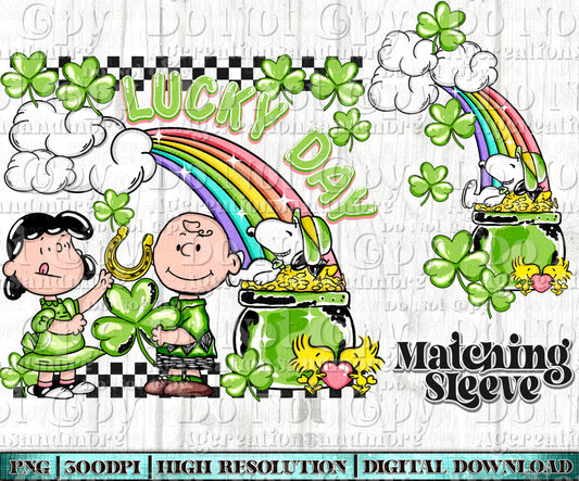 Peanuts lucky day sleeve set Digital Download