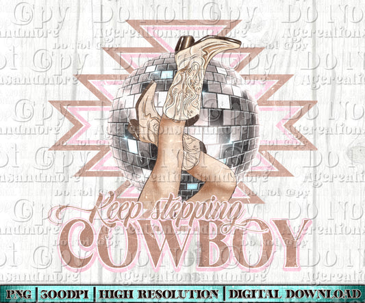 Keep stepping cowboy Digital Download