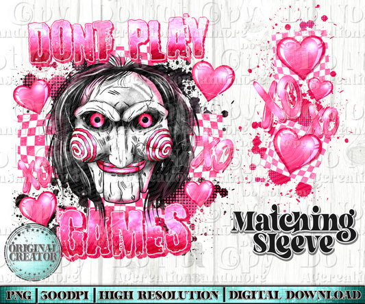 Don’t play games sleeve set Digital Download
