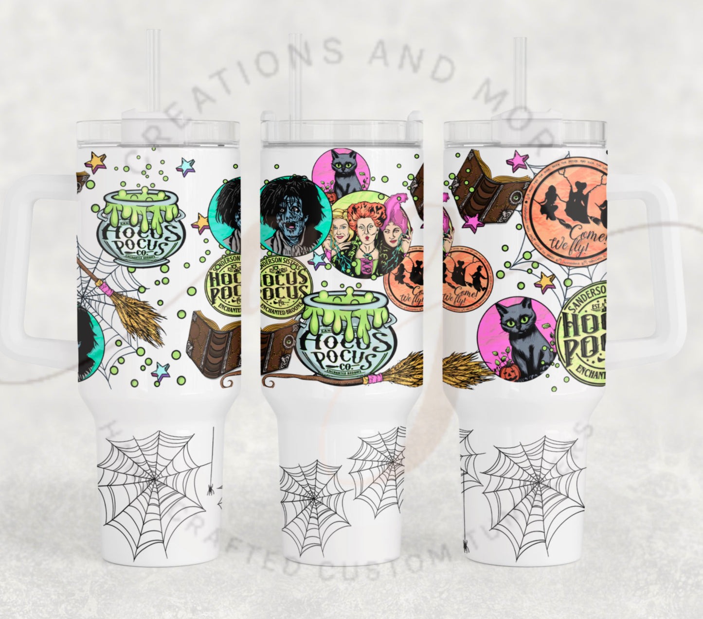 40oz Spooky Witches Tumbler Digital Png