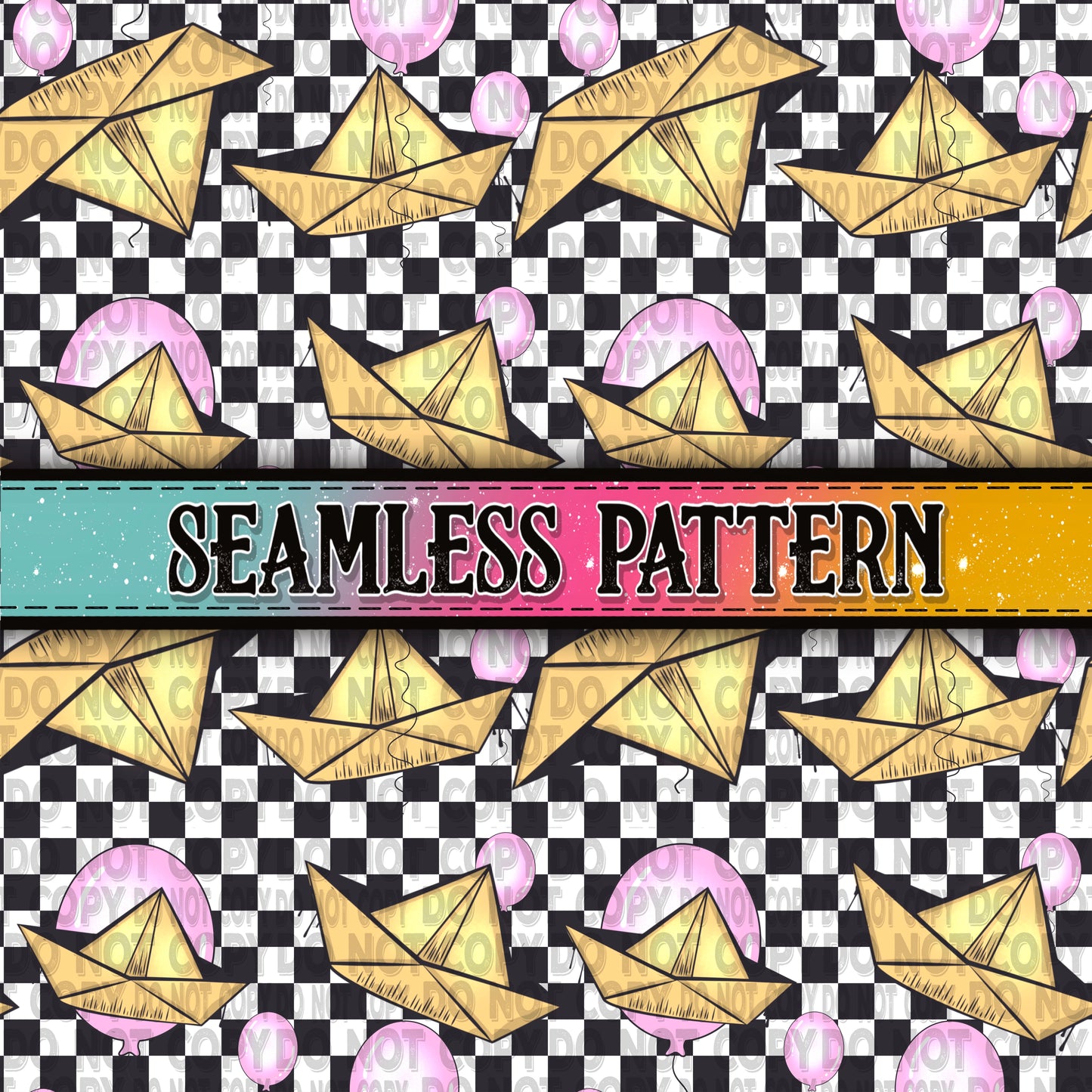 Time to Float Seamless Pattern