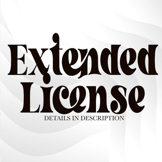 Extended License Licenses – AG Creations and more