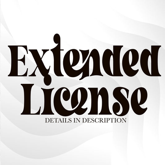 Extended Licenses For all Digital Designs, Details in the description