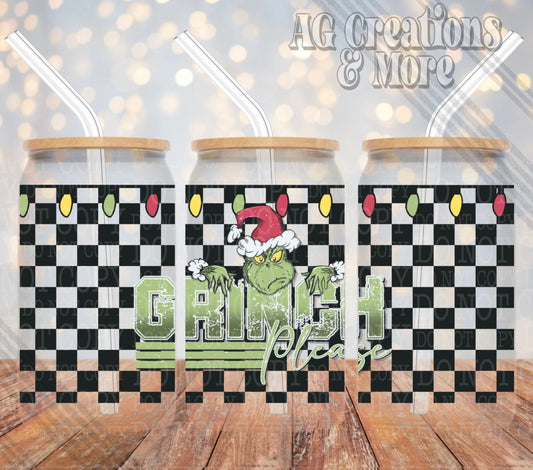 G Please Christmas 16oz Glass Digital File