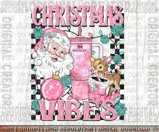 Christmas Vibes Digital Download PNG