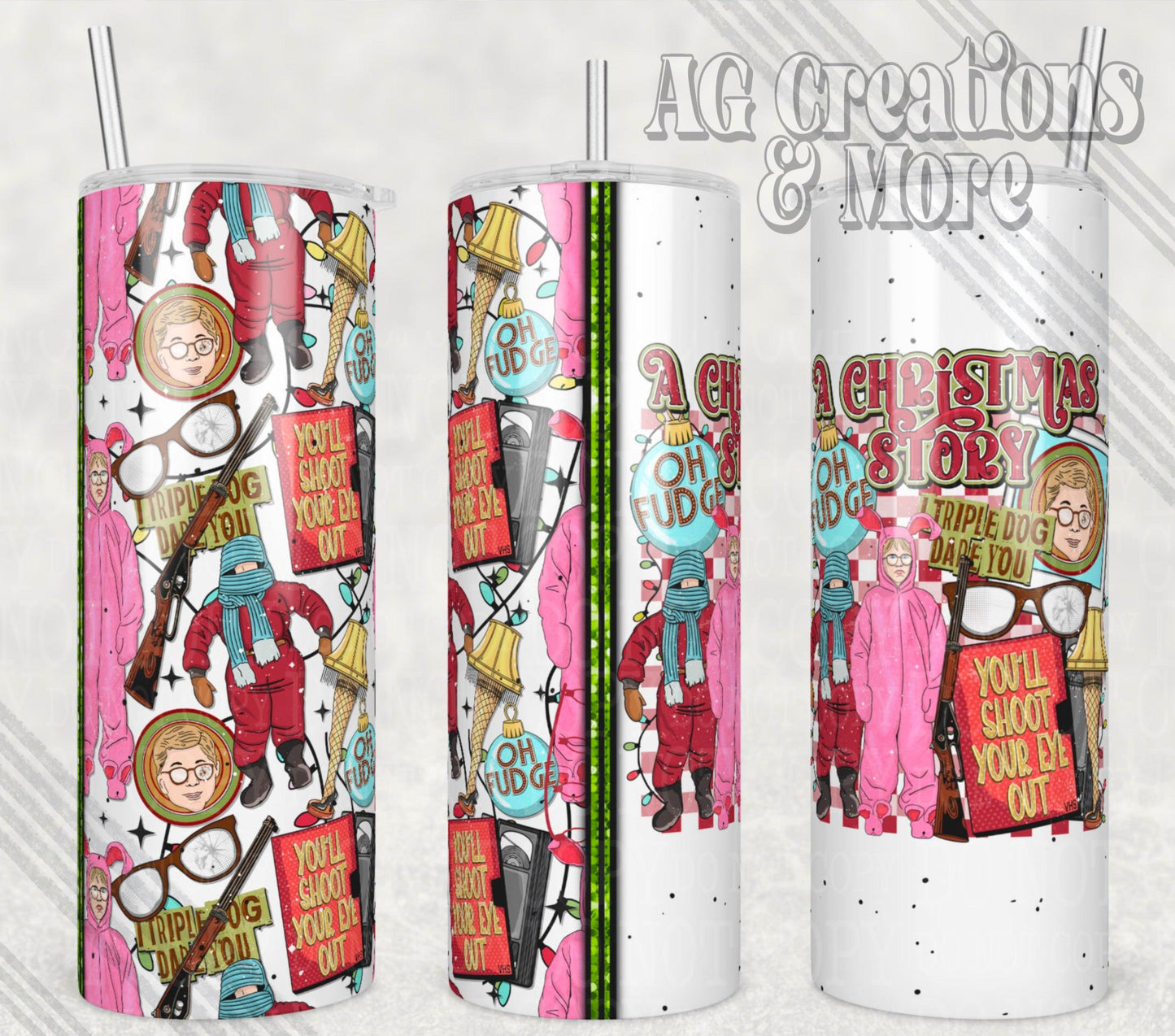 Christmas Story Tumbler Digital File