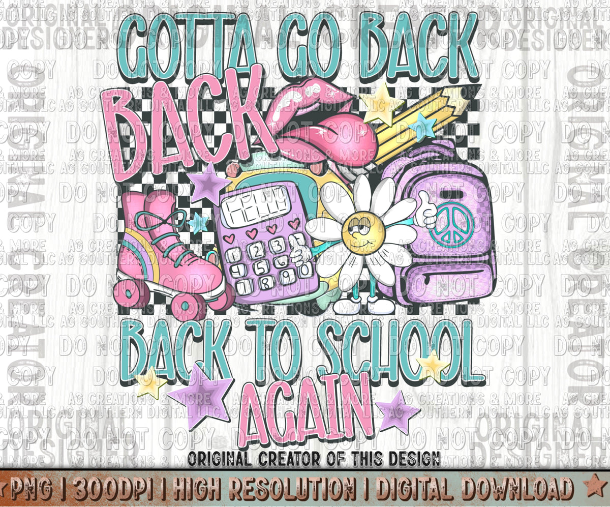 Back to School Digital Download PNG