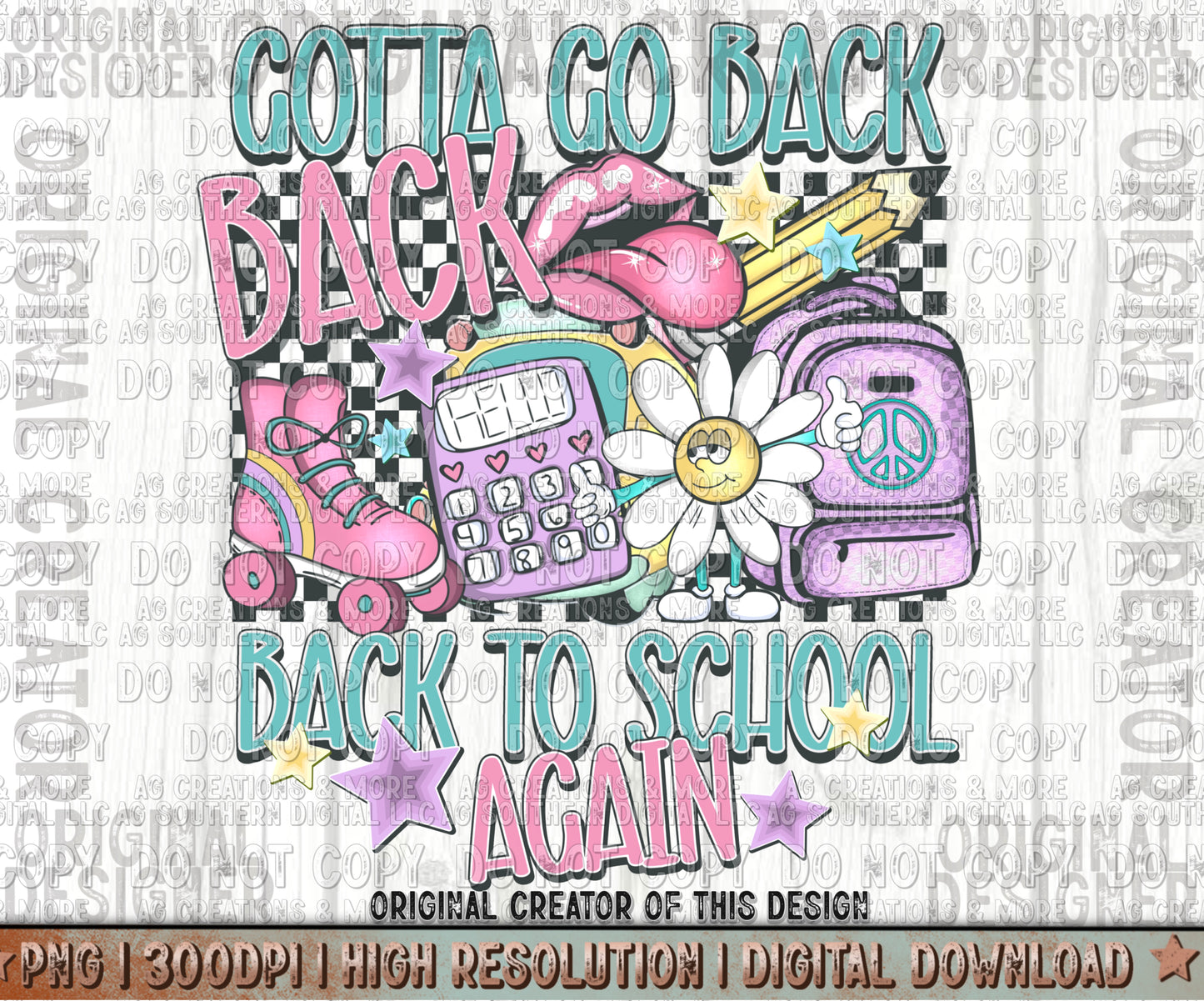 Back to School Digital Download PNG