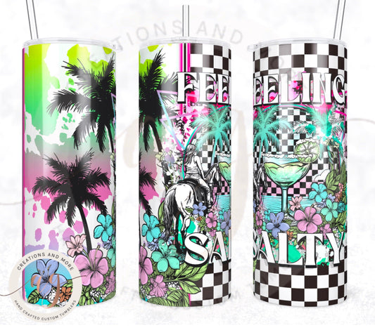 Feeling Salty Tumbler Digital File