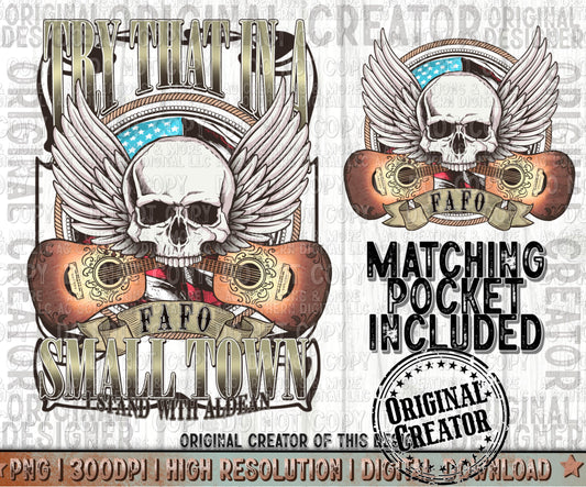 Try that in a Small Town Pocket Set Digital Download PNG