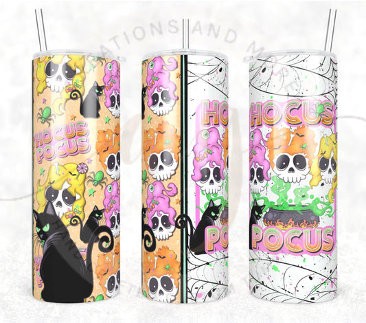 HP Skulls Tumbler Digital File