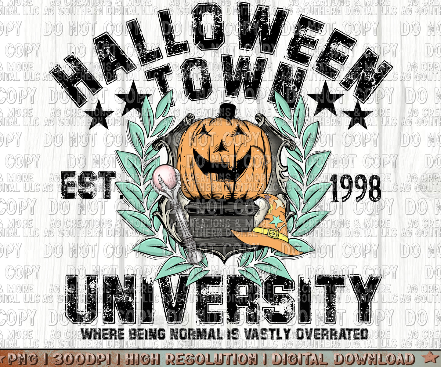 Halloweentown University Digital Download PNG