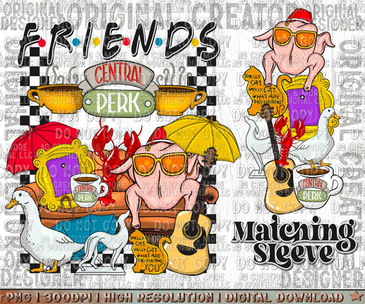 Friends Sleeve Set Digital Download PNG