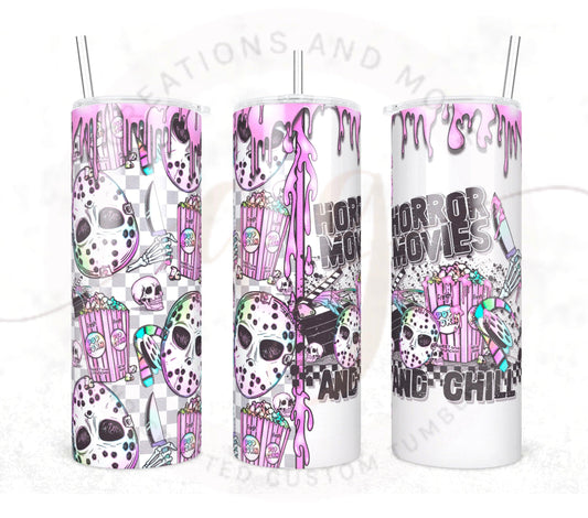 Horror Movies and Chill Tumbler Digital File