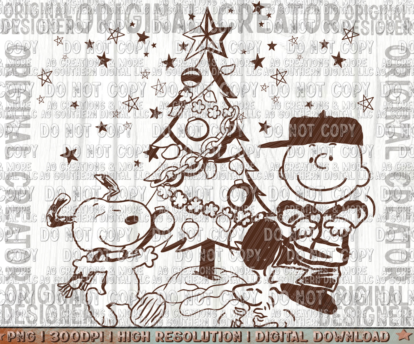 CB Christmas Single Color Digital Download