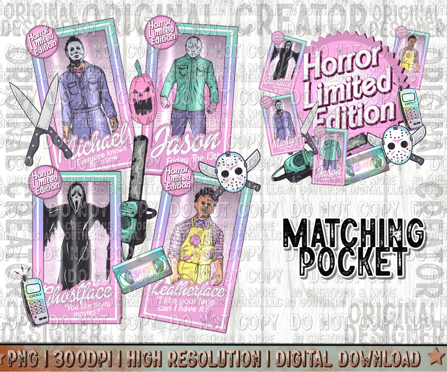 Limited Edition Pocket set Digital Download PNG