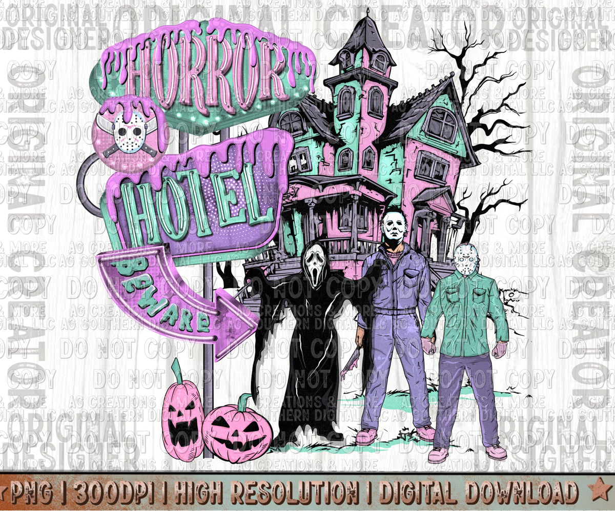 Haunted House Digital Download PNG