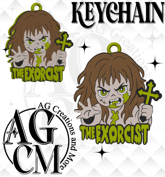 Possessed Girl 3D Keychain (wholesale)