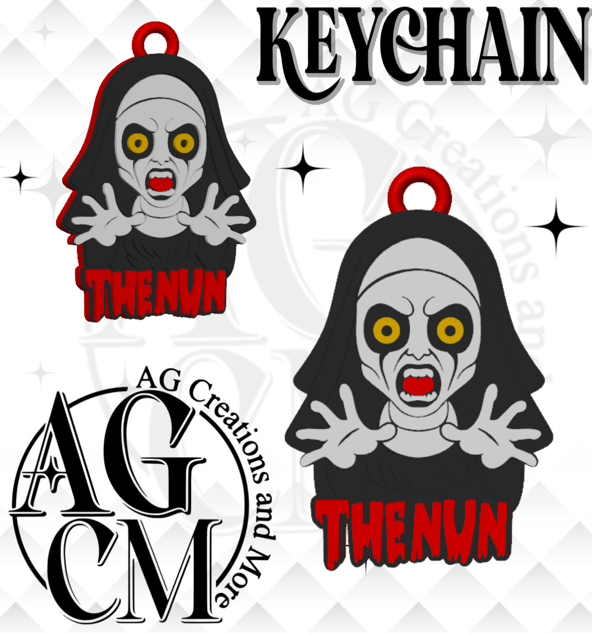 Nun 3D Keychain (wholesale)