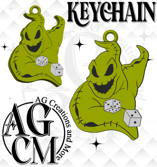 Green Boogey 3D Keychain (wholesale)
