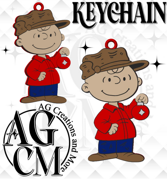 CB Christmas 3D Keychain STL / 3MF Files