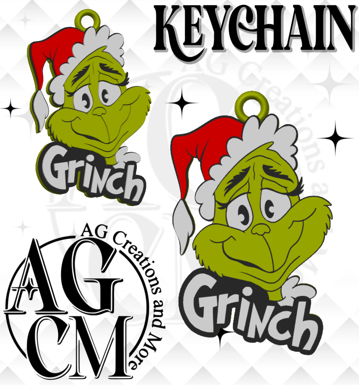 Green Man 3D Keychain (wholesale)