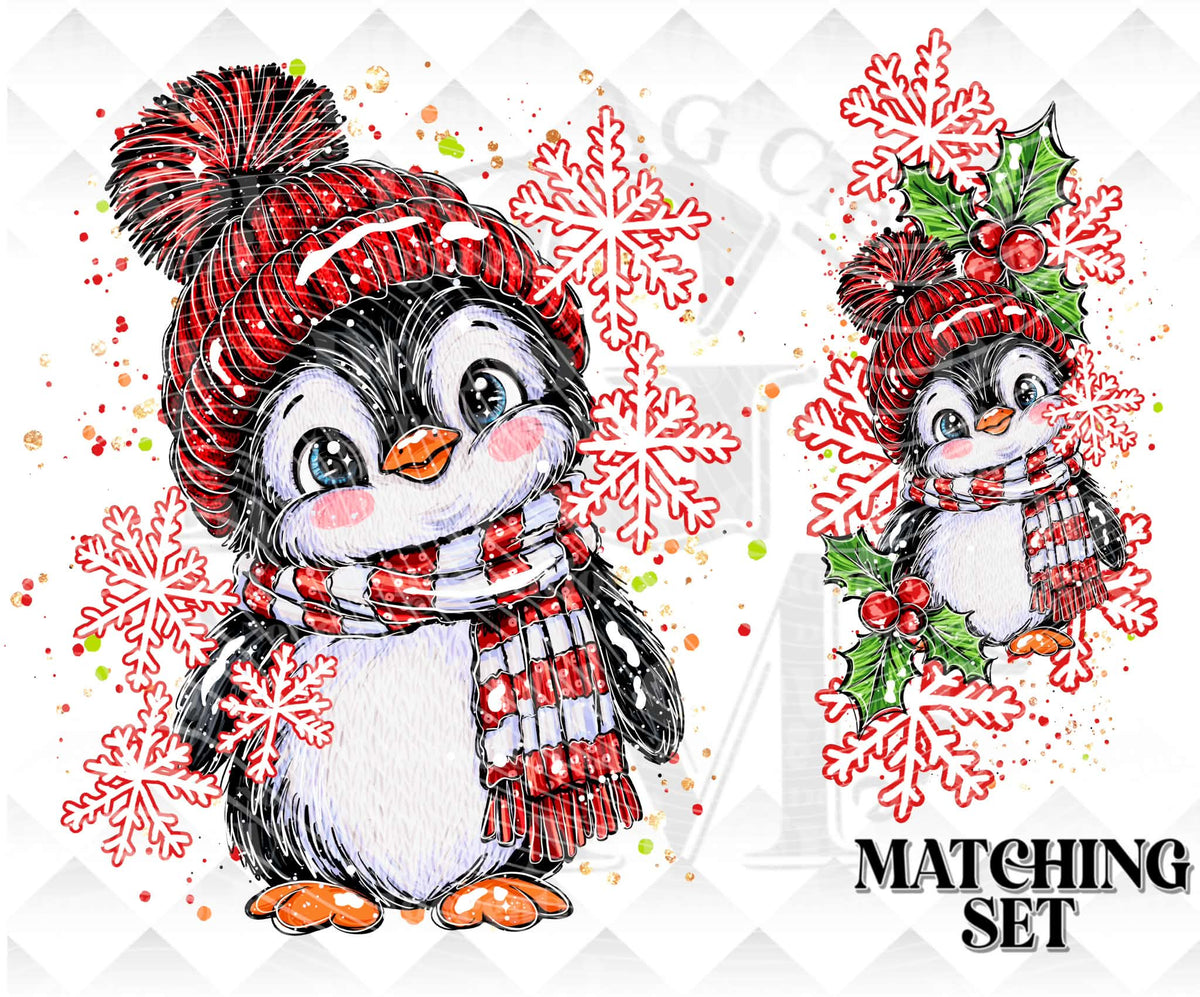 Penguin Standing Digital Download PNG