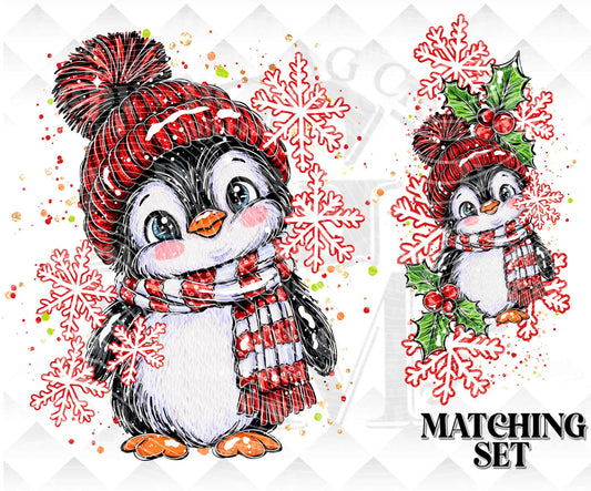 Penguin Standing Digital Download PNG