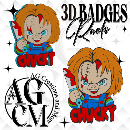 Good Guy 3D Badges/ Reels (wholesale)