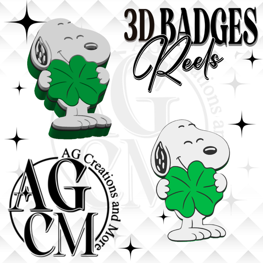 Clover snoop 3D Badges/ Reels (wholesale)