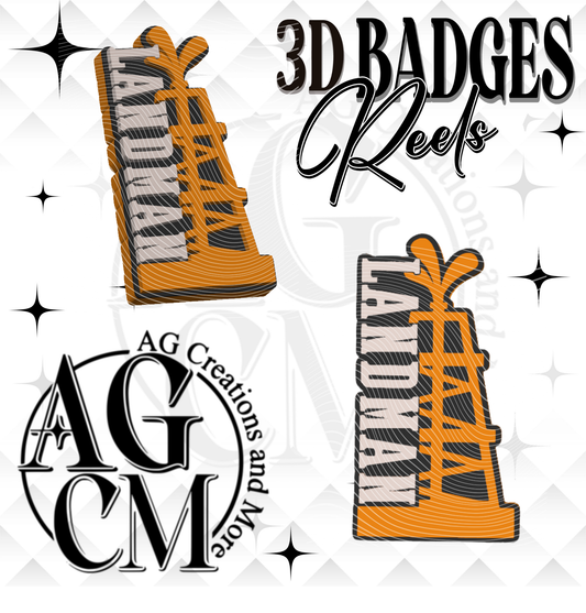 Oil Rig  3D Badges/ Reels (wholesale)