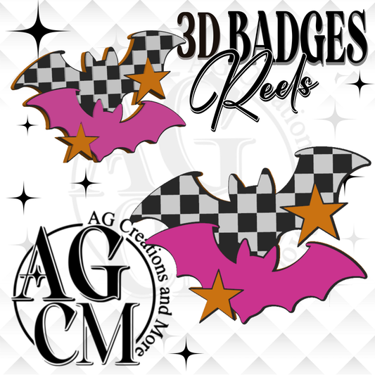 Freaking Bats 3D Badges/ Reels (wholesale)