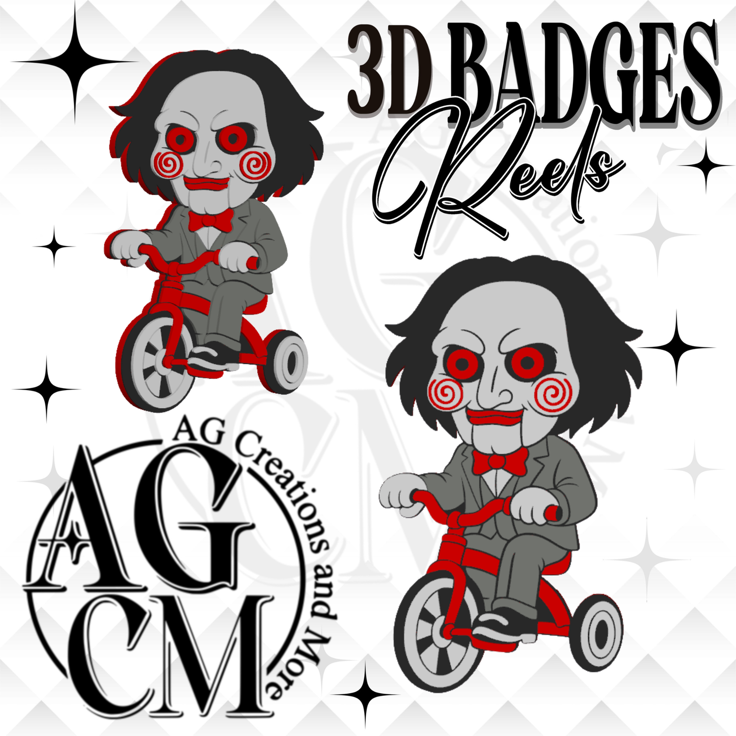 Jigsaw Puzzle 3D Badges/ Reels (wholesale)