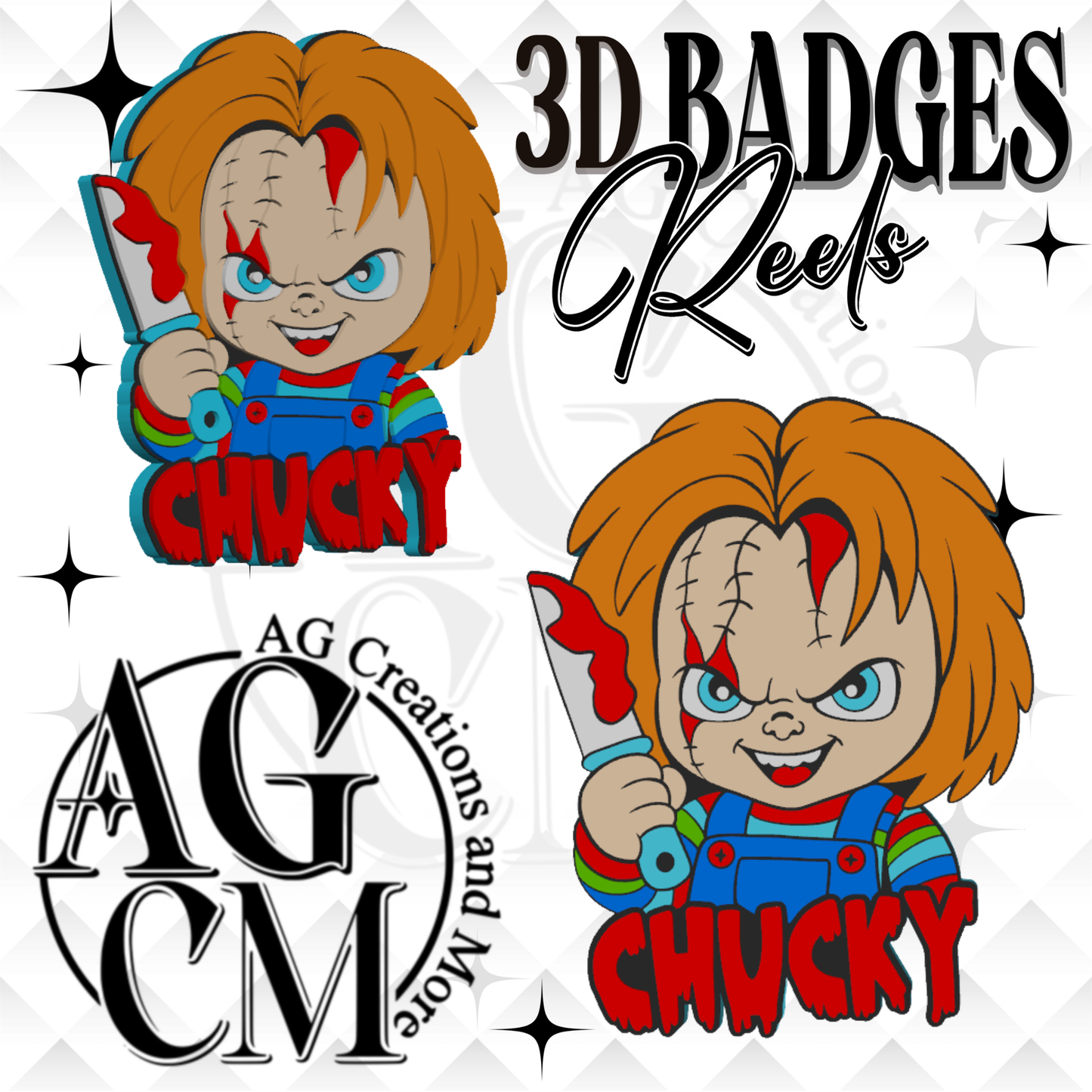 Good Guy 3D Badges/ Reels 3MF File