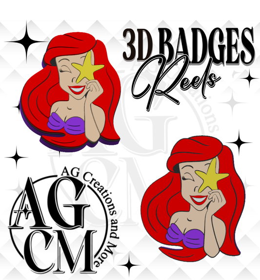LM 3D Badges/ Reels 3MF File