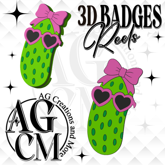 Pickle 3D Badges/ Reels (wholesale)