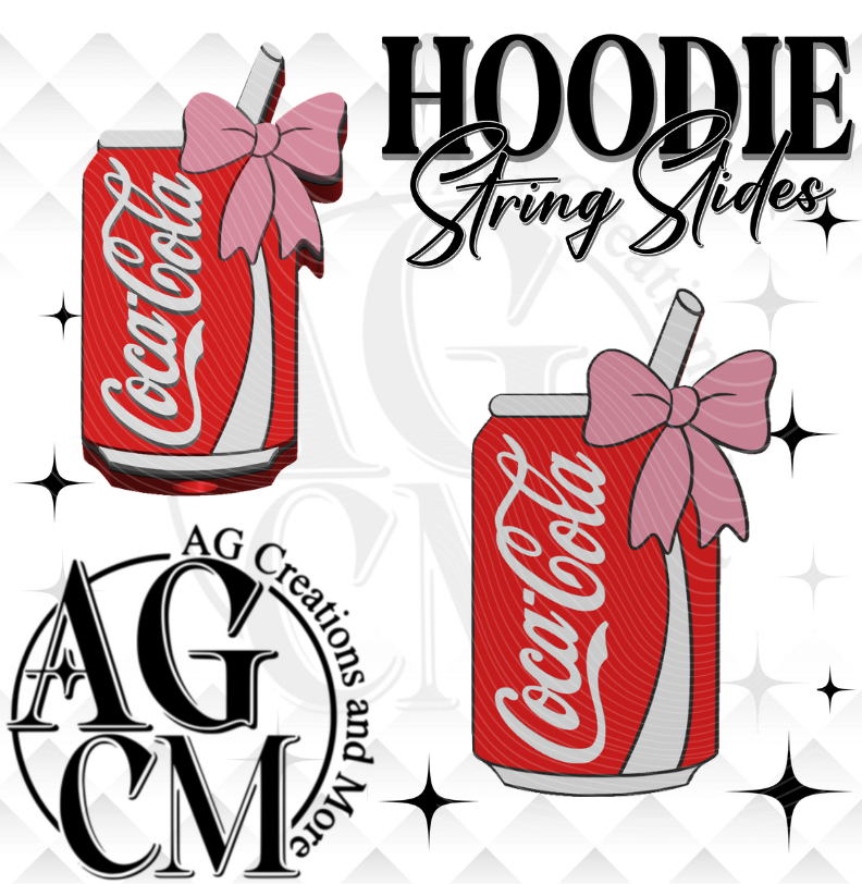 Girl soda cc 3D Hoodie String Slide 3MF File