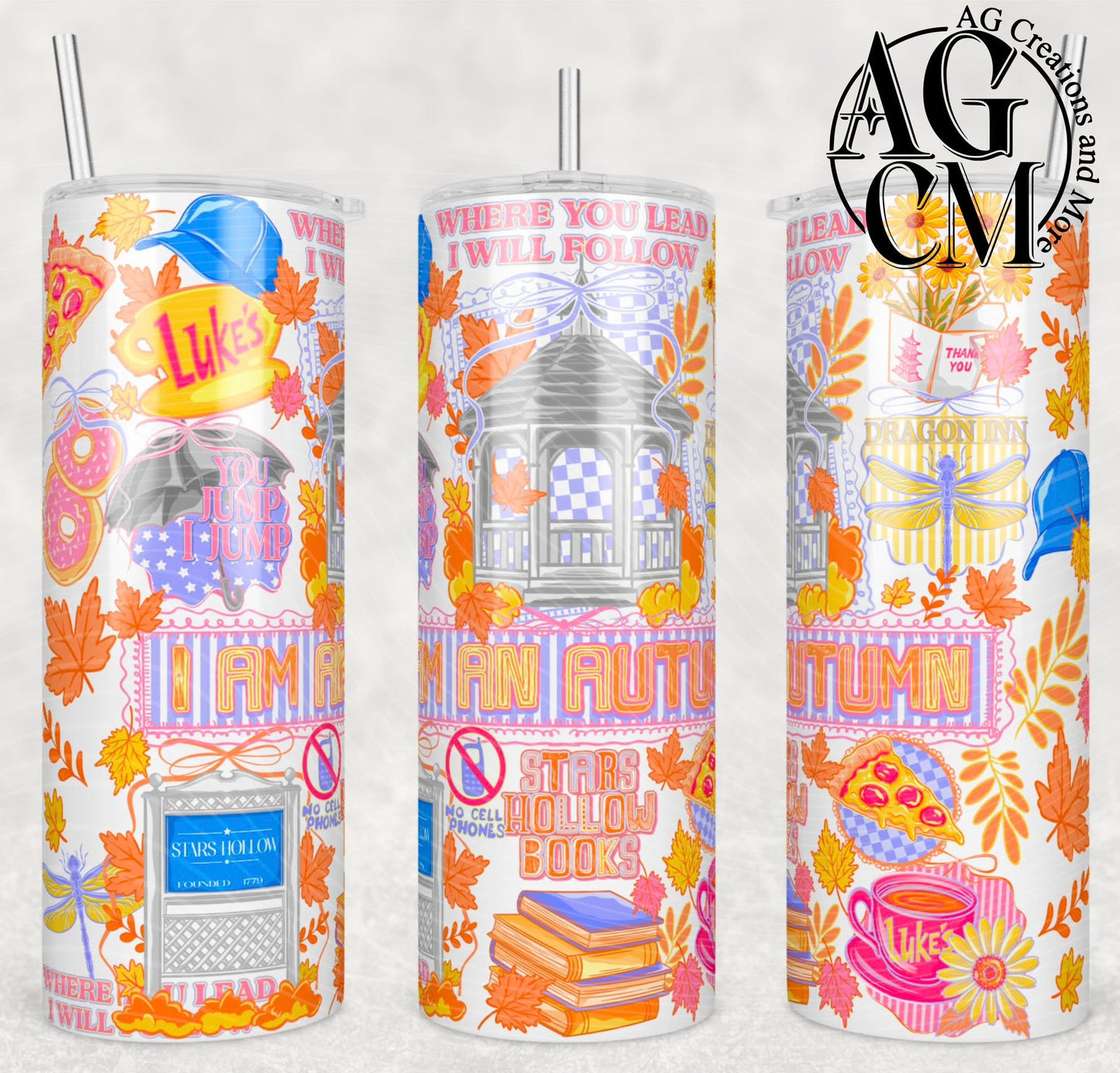 Stars Hallow 20oz Tumbler Digital Download PNG