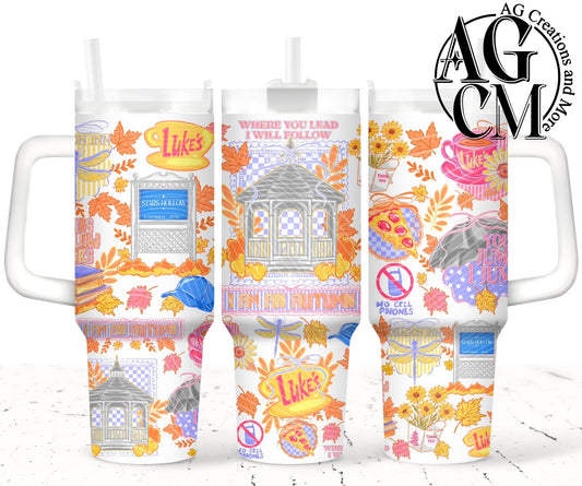 Stars Hallow 40oz Tumbler Digital Png