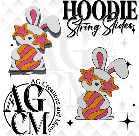 Bunny Glasses 3D Hoodie String clip 3MF File