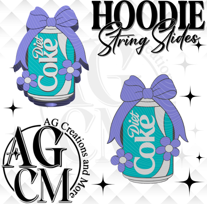 Soda Drink DC 3D Hoodie String Slide(wholesale)