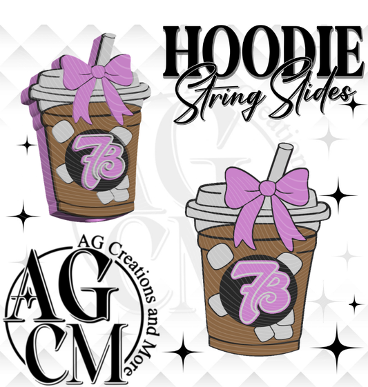 Pink Ice Coffee Drink 7B 3D Hoodie String Slide(wholesale)