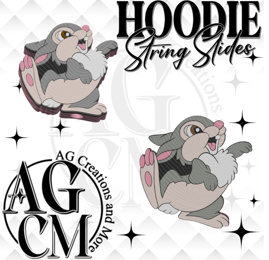Rabbit 3D Hoodie String Slide (wholesale)